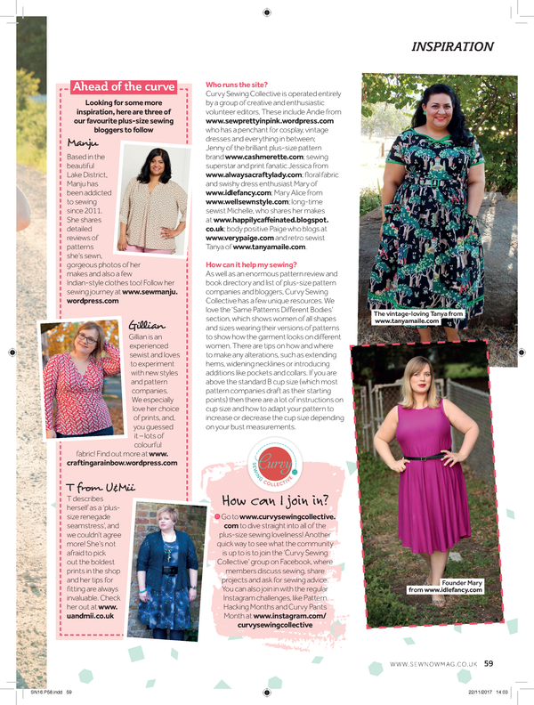 Sew Now magazine, UK (Issue 16)