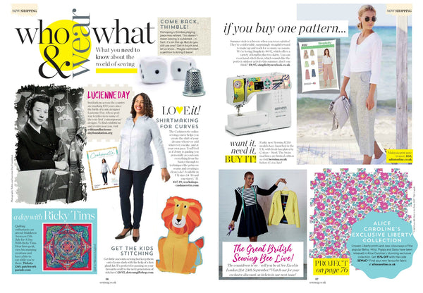 Sew Now magazine, UK (Issue 10)