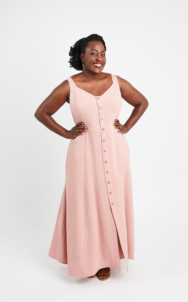 boden serena cotton tie maxi dress BODEN Serena Cotton Tie Maxi Dress