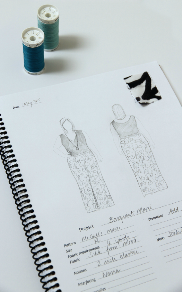 Clothes design sketchbook hot sale
