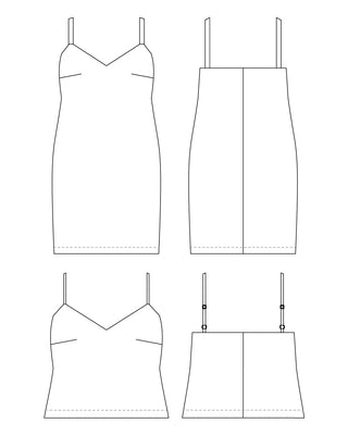 Avola Slip Dress & Top PDF pattern