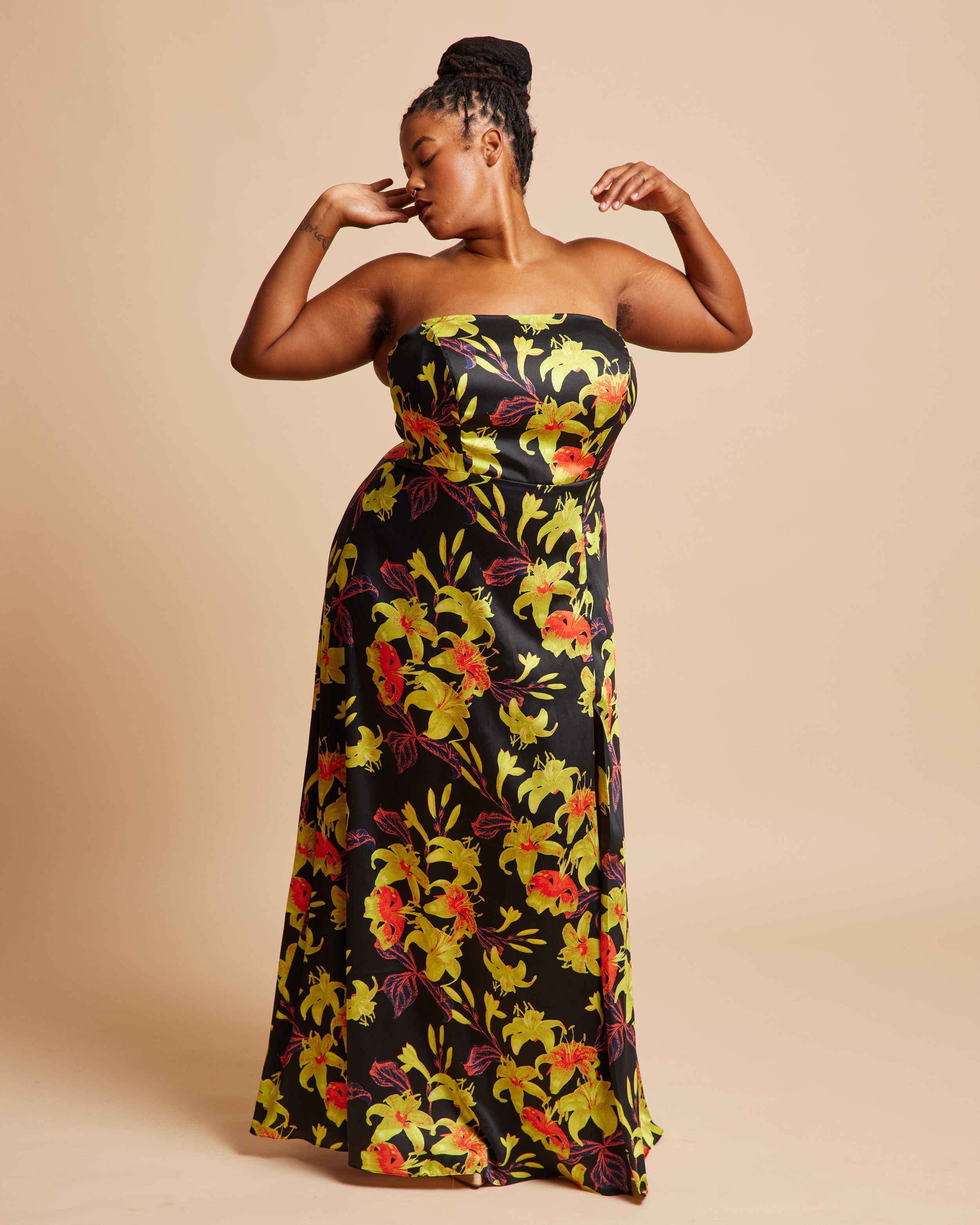 Ellington Strapless Dress sewing pattern for curves