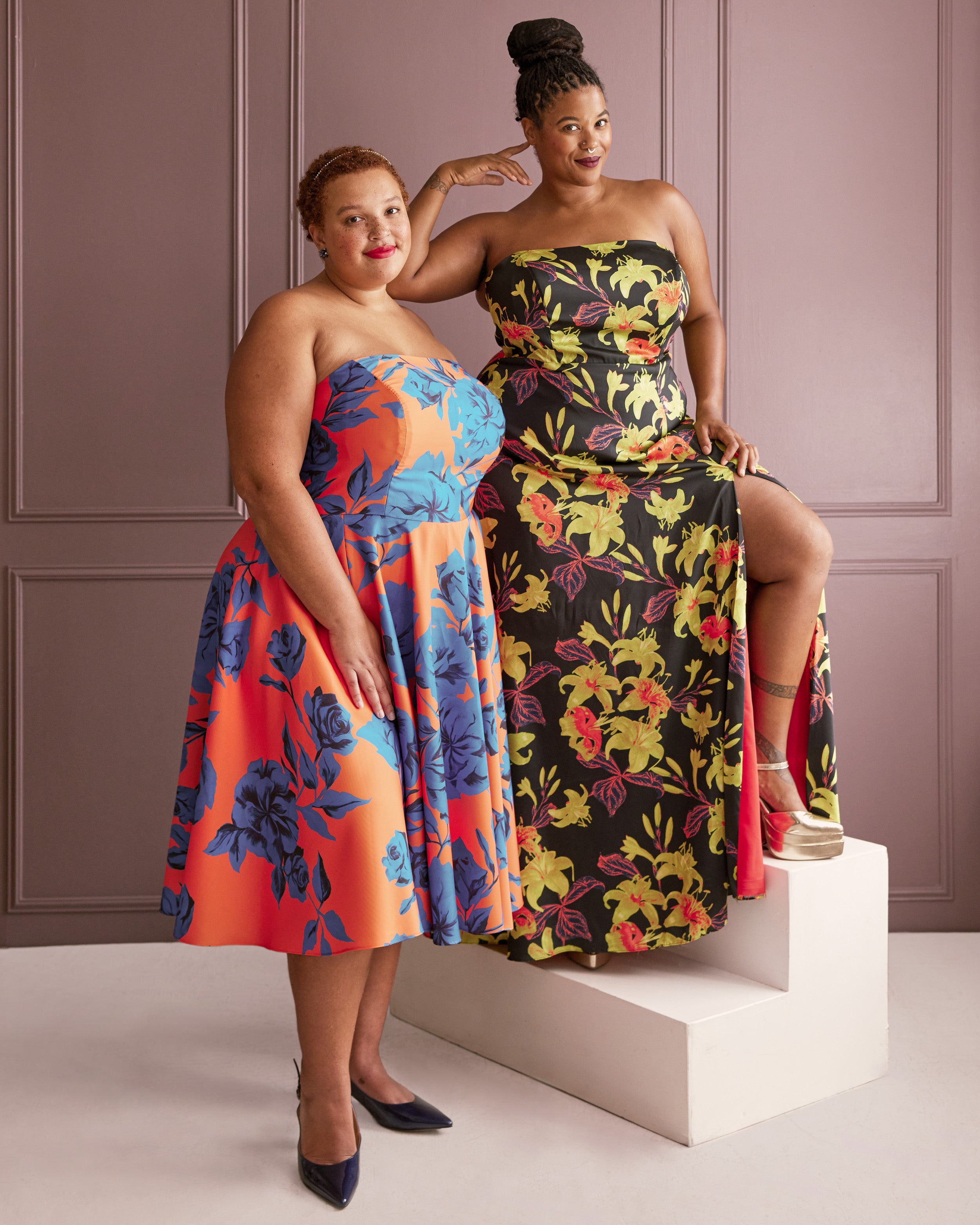Ellington Strapless Dress sewing pattern for curves Ellington Strapless Dress sewing pattern for curves