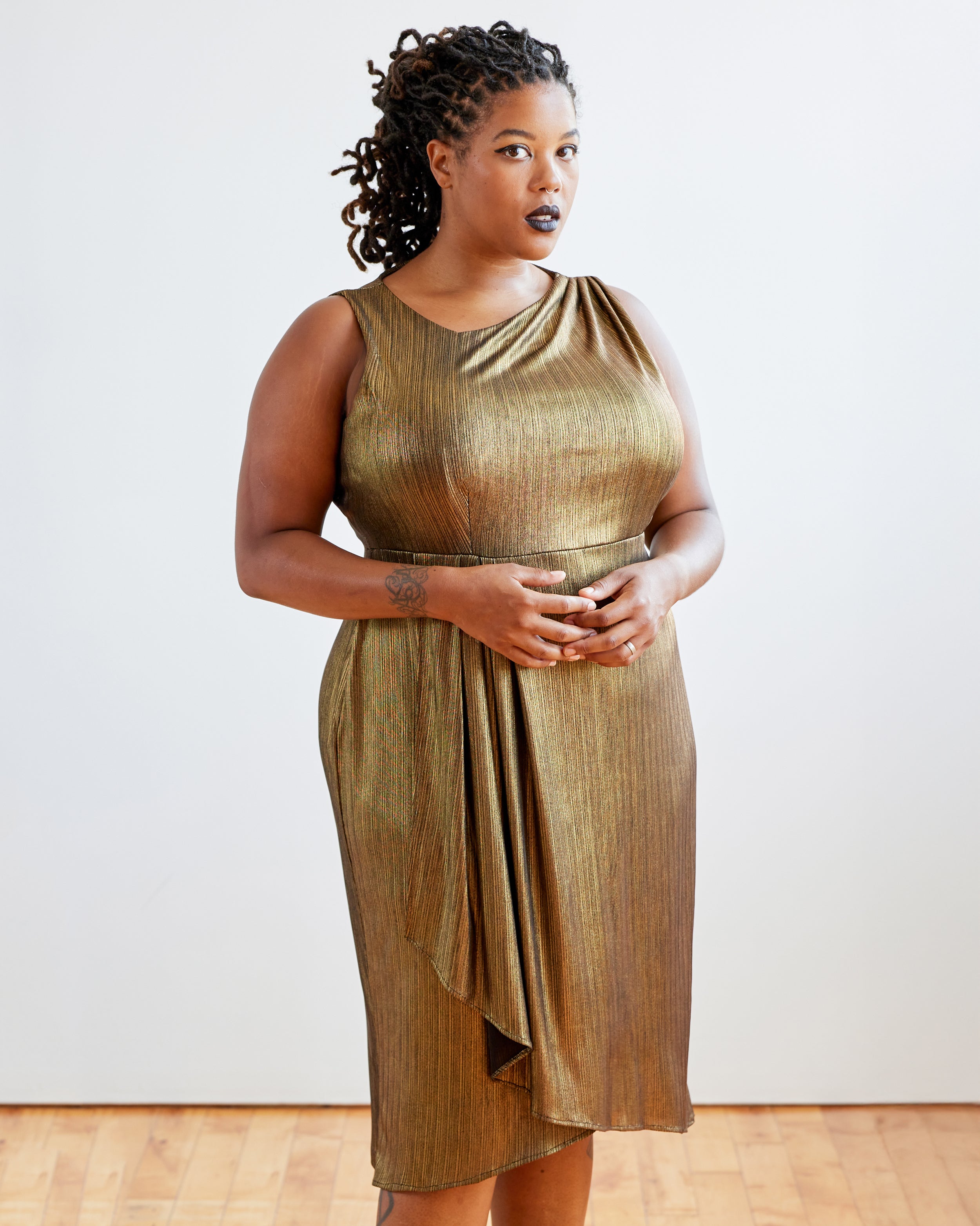 arya pleat dress Arya Pleat Dress by Sew Different Stitching Kitchen