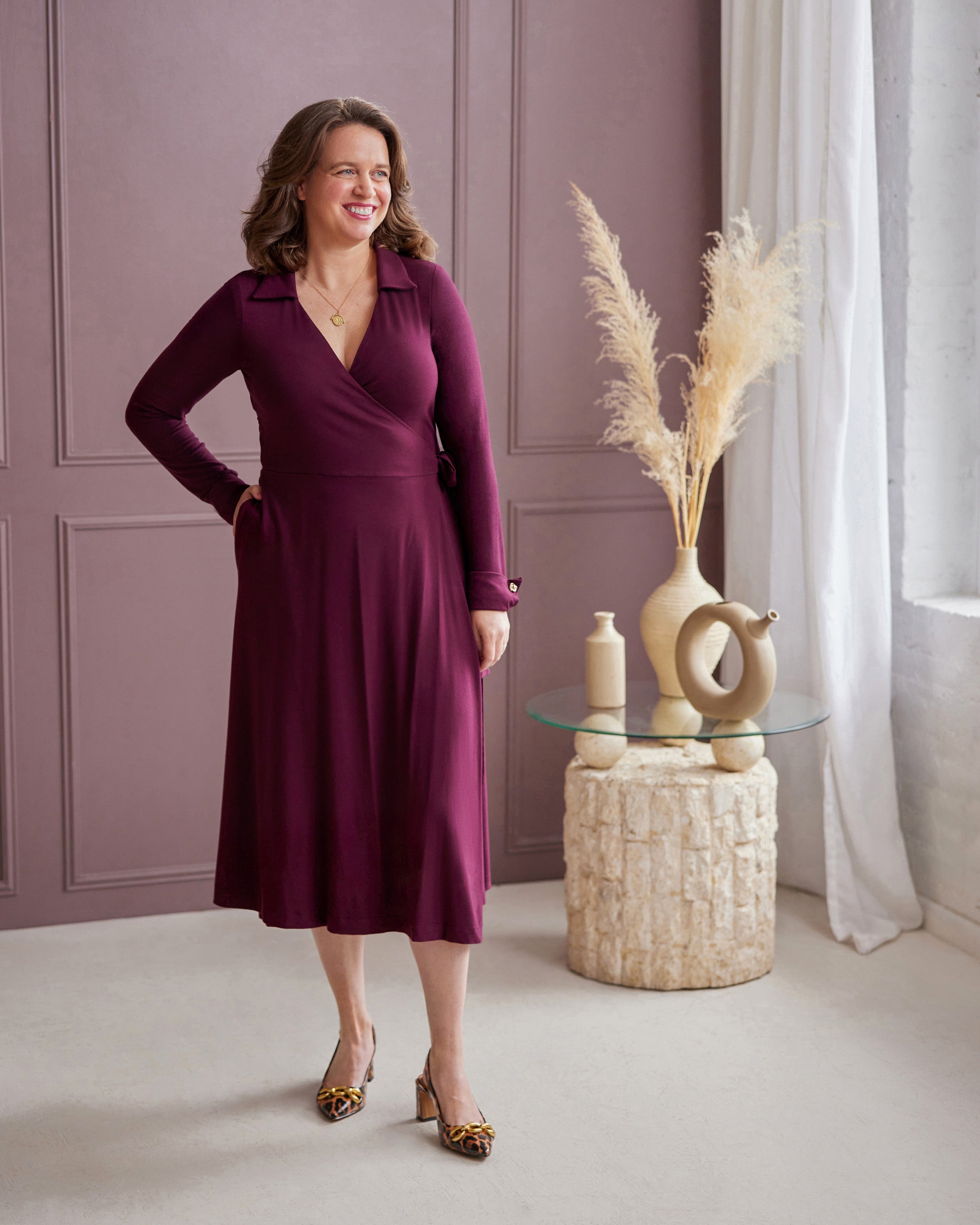 Hazelton Wrap Dress PDF pattern Cashmerette Hazelton Wrap Dress PDF pattern Cashmerette