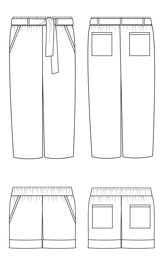 Everett Pants & Shorts 0-16 PDF pattern