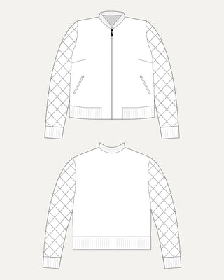 Kimball Bomber Jacket PDF pattern