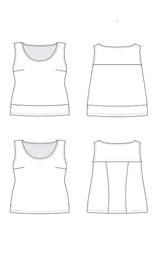 Springfield Top 12-28 printed pattern