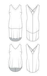 Webster Top & Dress 12-32 PDF pattern