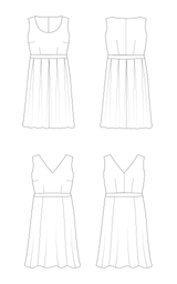 Upton Dress 0-16 PDF pattern