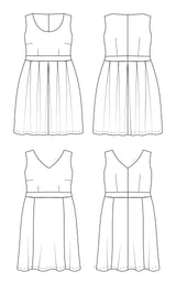 Upton Dress 12-32 printed pattern