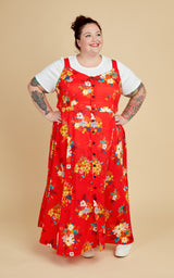 Holyoke Maxi Dress & Skirt 12-32 printed pattern