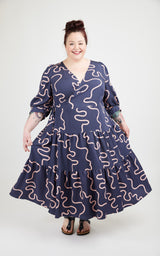 Roseclair Dress 12-32 printed pattern