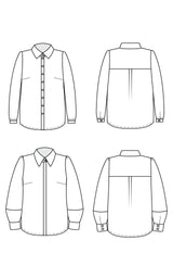 Vernon Shirt 0-16 PDF pattern