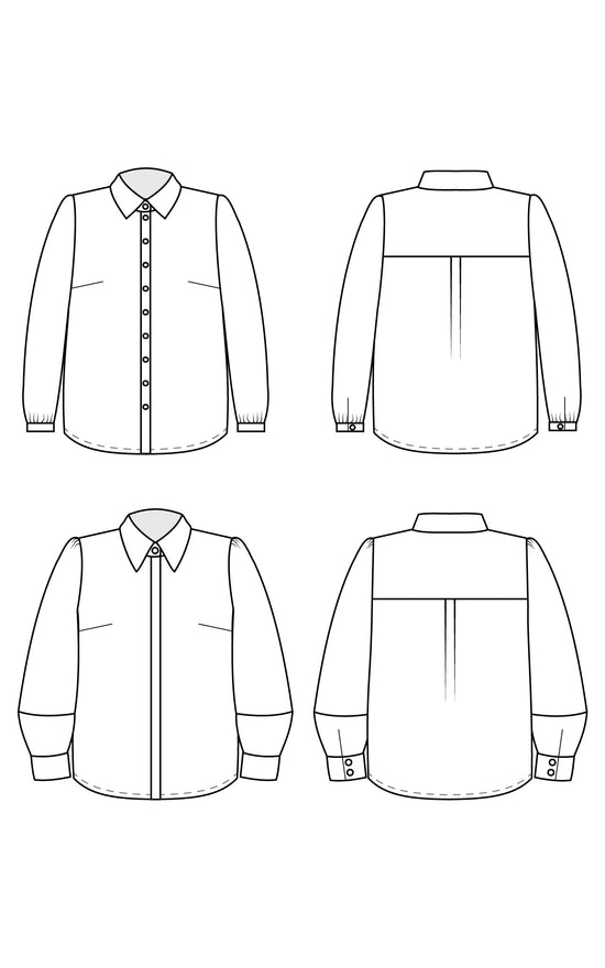 Vernon Shirt 12-32 printed pattern