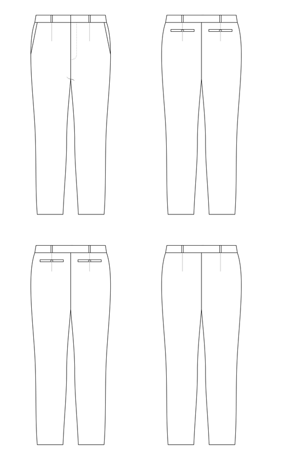 Meriam Trousers 0-16 PDF pattern