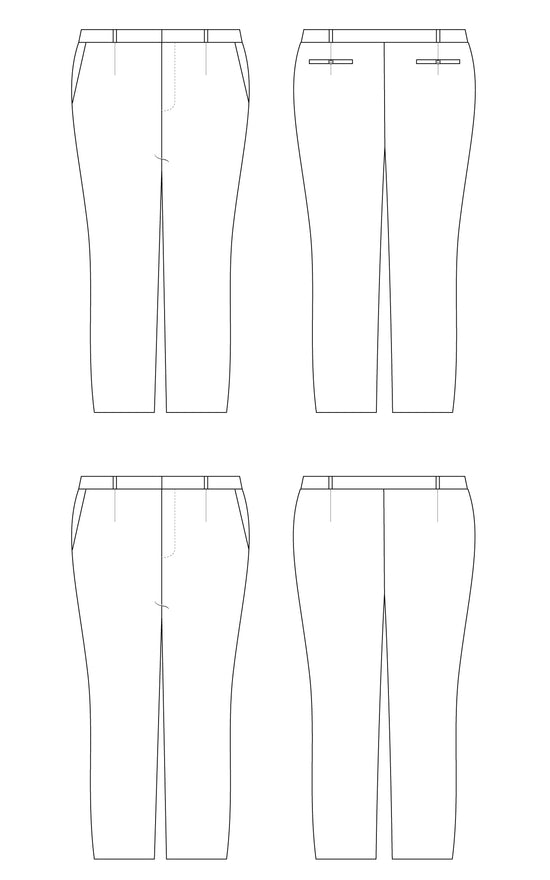 Meriam Trousers 12-32 printed pattern