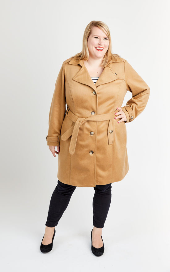 Chilton Trench Coat 12-32 pattern – Cashmerette