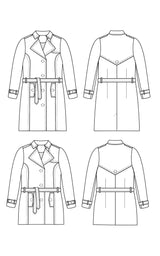 Chilton Trench Coat 12-28 printed pattern