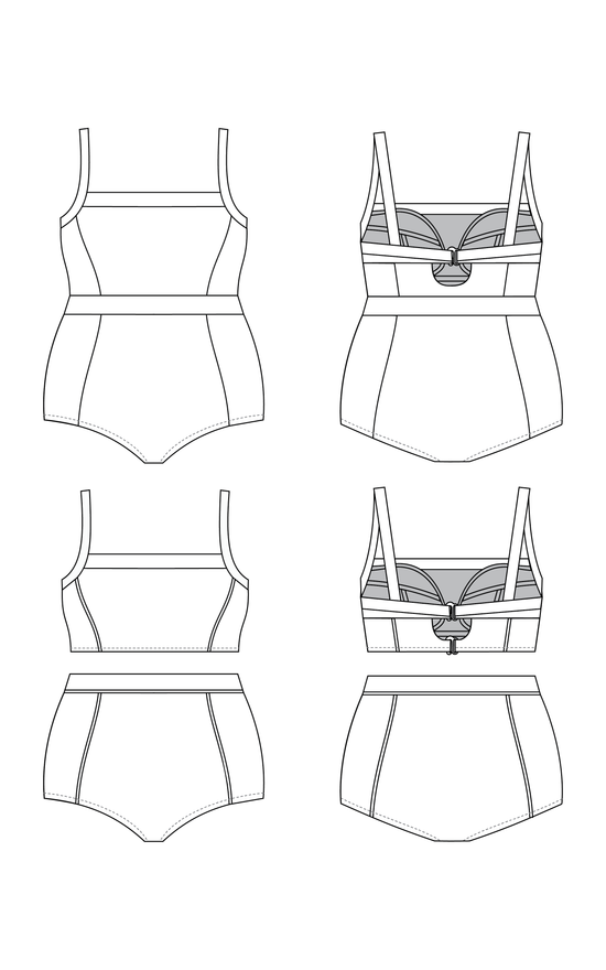 Ipswich Swimsuit 12-32 PDF pattern