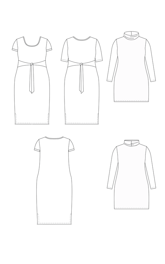 Pembroke Dress & Tunic 12-28 printed pattern