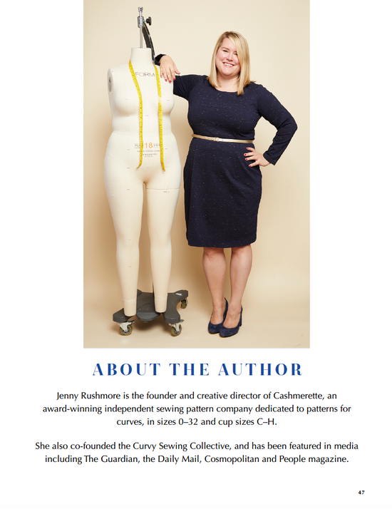 "How to Expand Sewing Patterns Into Plus Sizes" eBook for sewing pattern designers