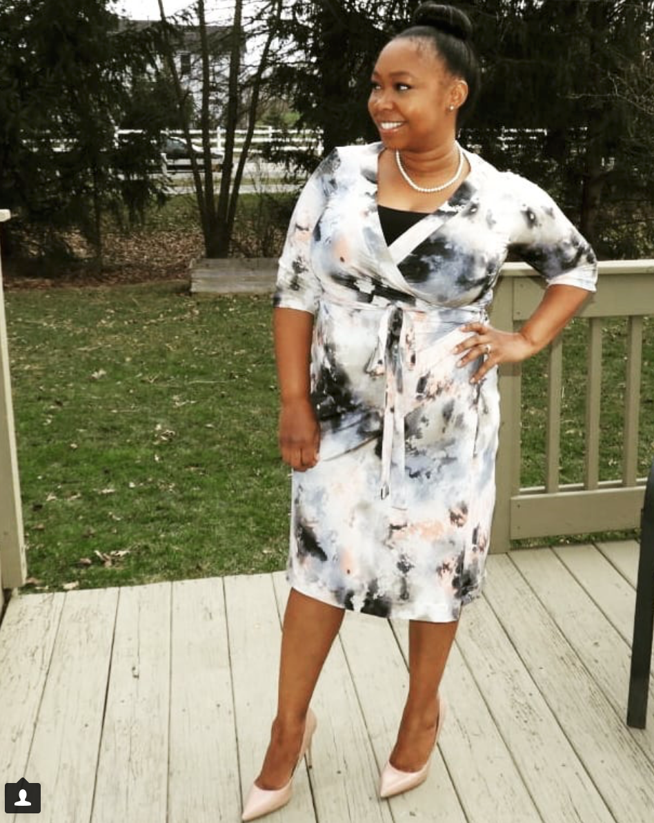 White wrap gown sale