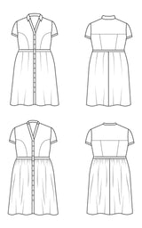 Lenox Shirtdress Sewing Pattern for Sale | Cashmerette Patterns
